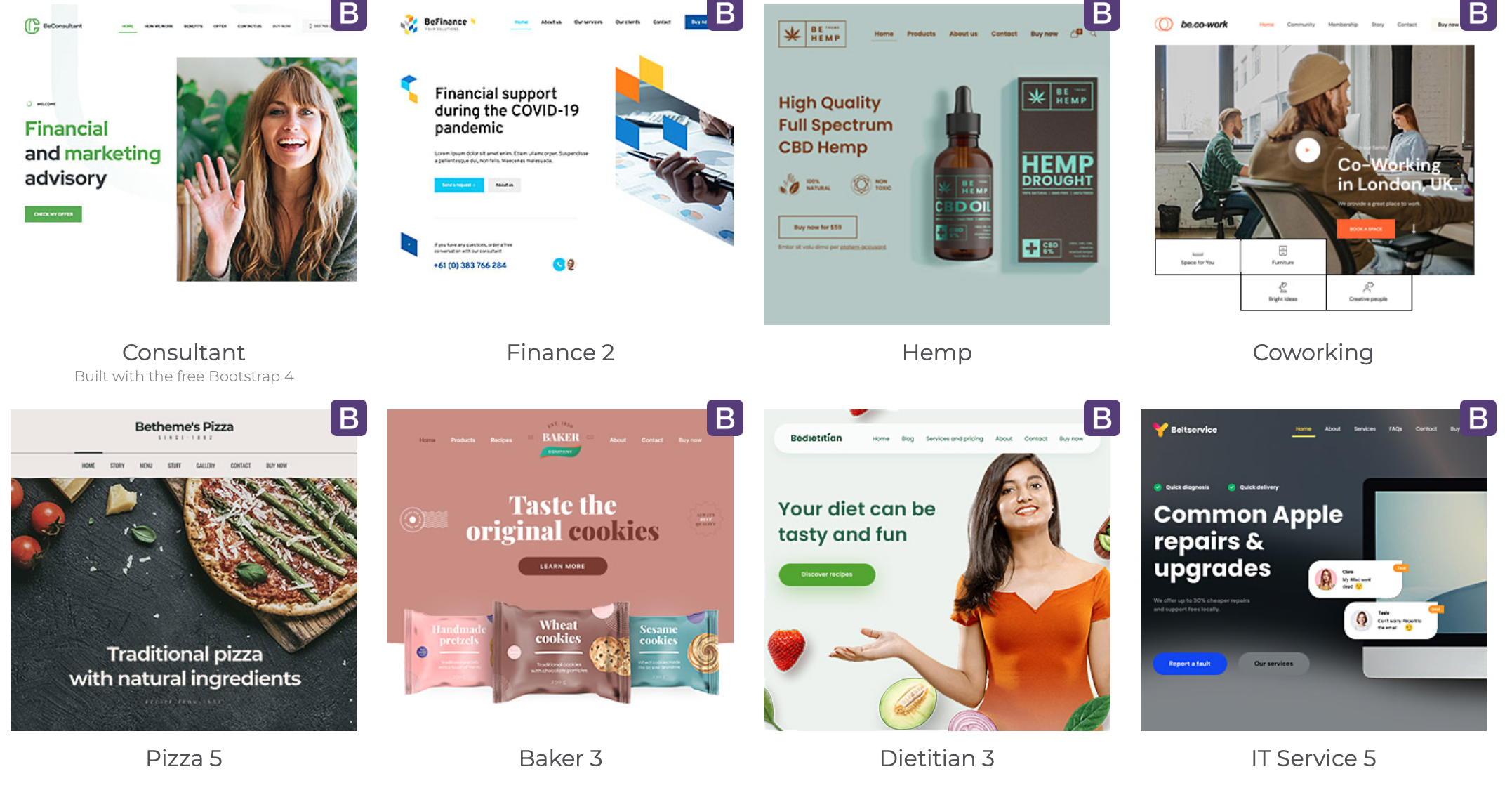 imagen de las plantillas